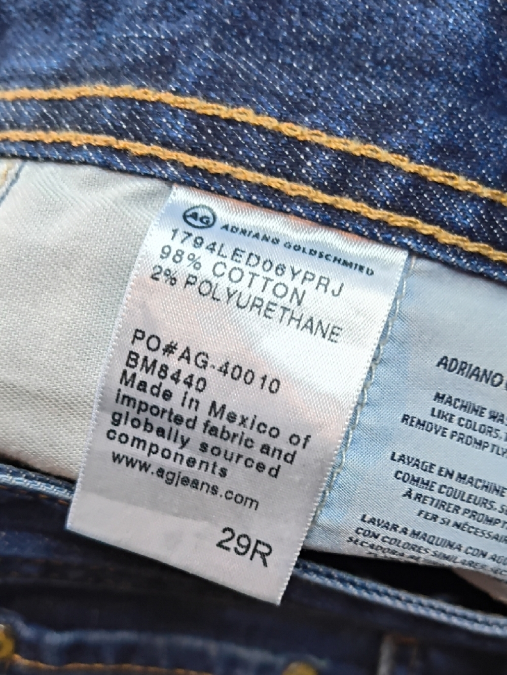 sac359 The Everette Slim Straight w/33" Inseam AG-ed Denim Jeans - Picture 4 of 5